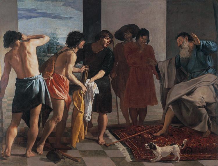 Diego Velazquez Joseph's Bloody Coat Brought to Jacob (df01) China oil painting art